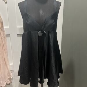 Vanita Nightie Lingerie Black Medium Babydoll Sexy